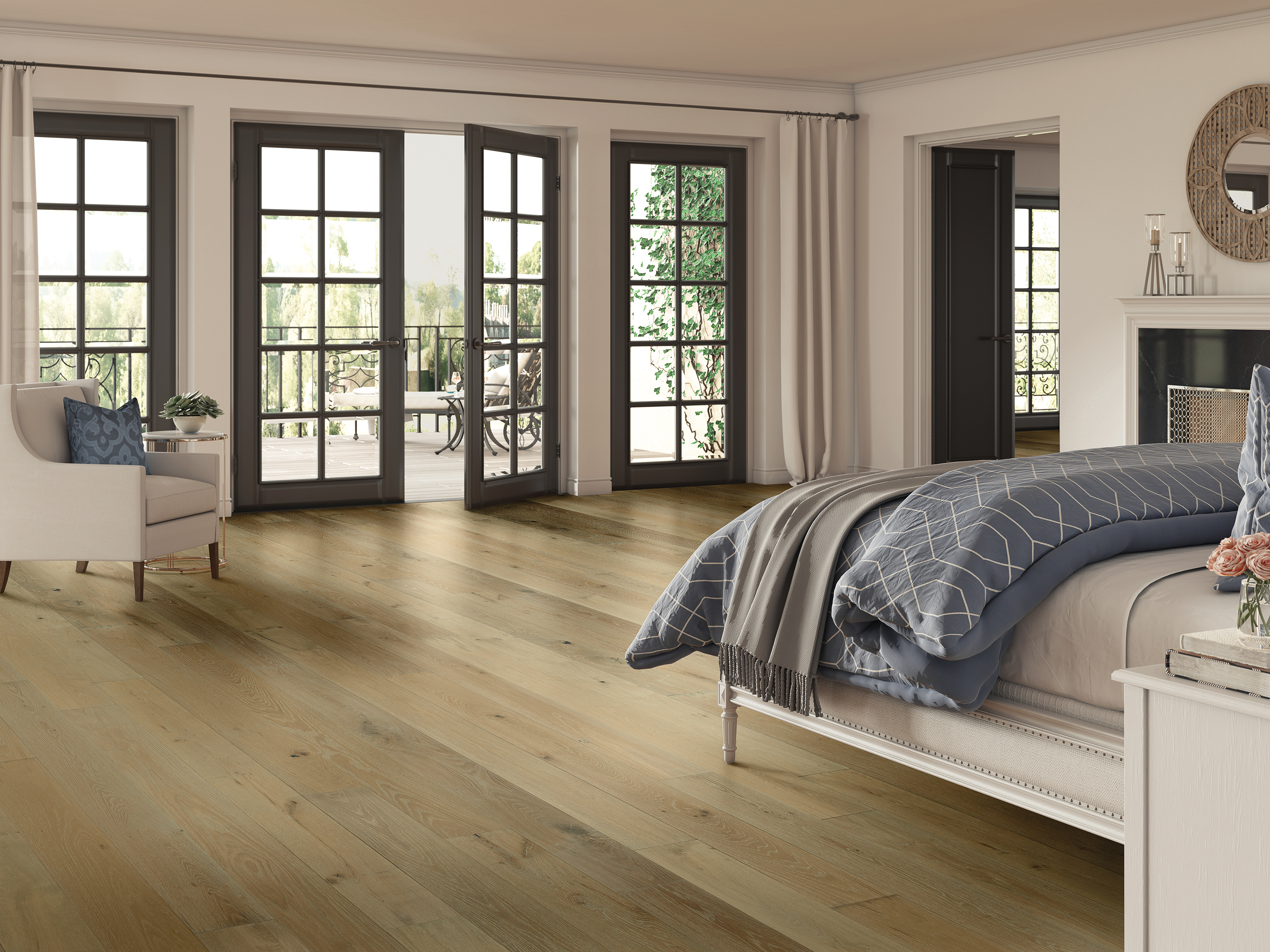 HARTCO SANDY STROLL WHITE OAK, TIMBERBRUSHED GOLD, EKTB75L04W, Hardwood ...